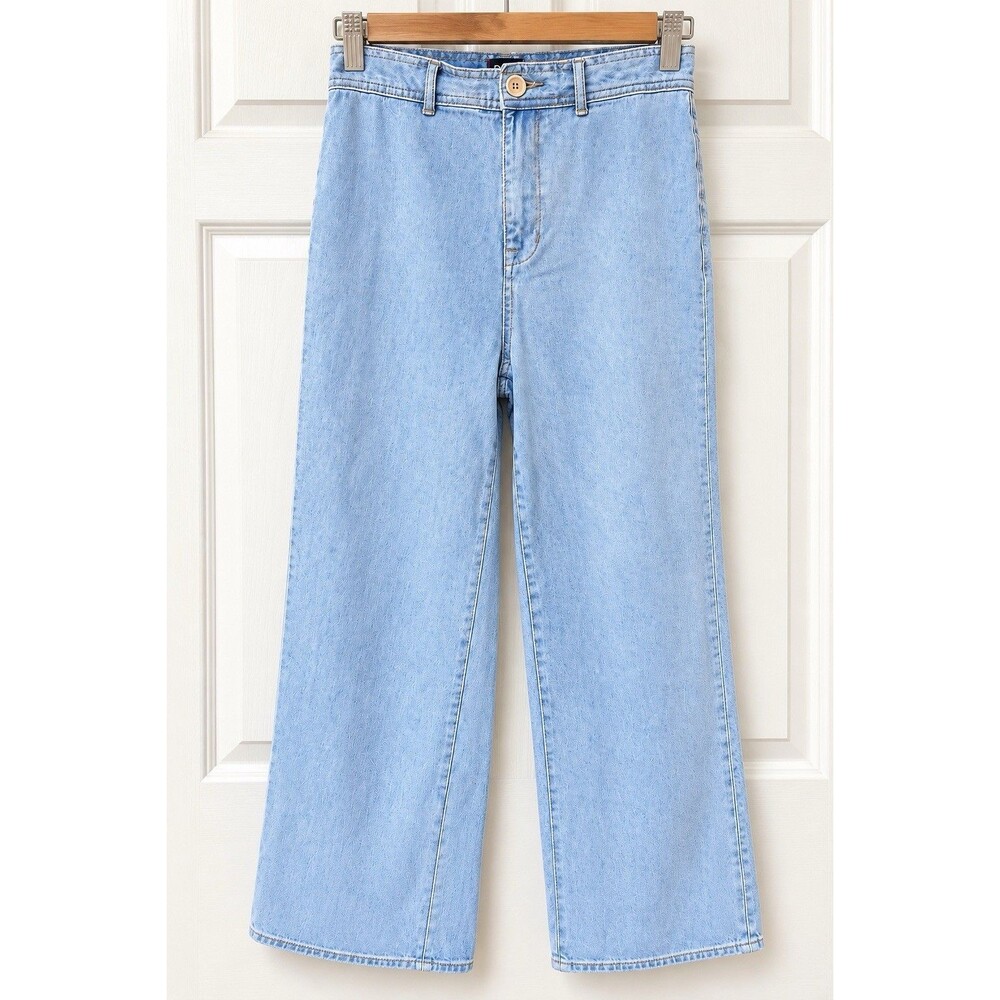 BDG Urban Outfitters Wide Leg Jeans 28 Light Wash High Rise Y2K 90s